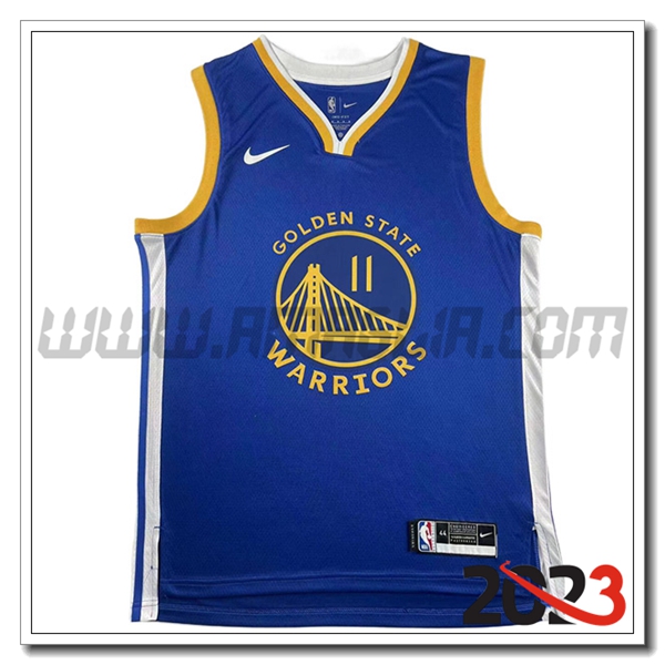 Maglia Golden State Warriors (THOMPSON #11) 2023/24 Blu -03