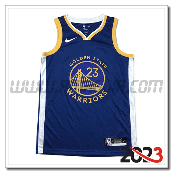 Maglia Golden State Warriors (GREEN #23) 2023/24 Blu