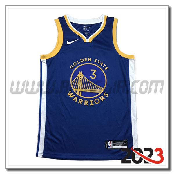 Maglia Golden State Warriors (POOLE #3) 2023/24 Blu