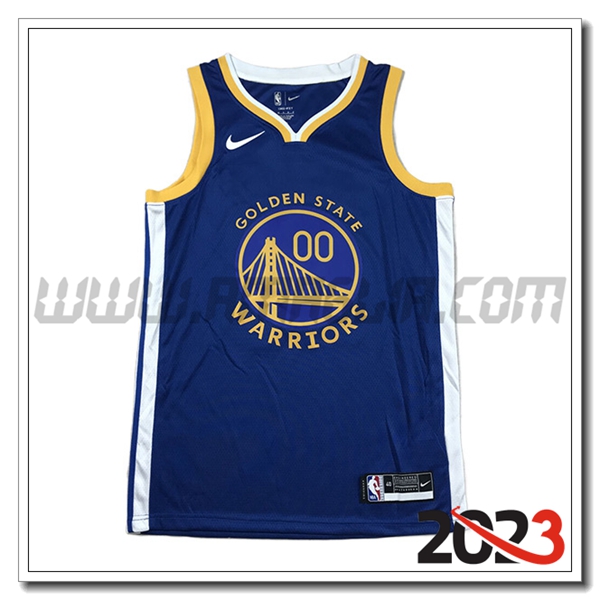 Maglia Golden State Warriors (KUMINGA #00) 2023/24 Blu