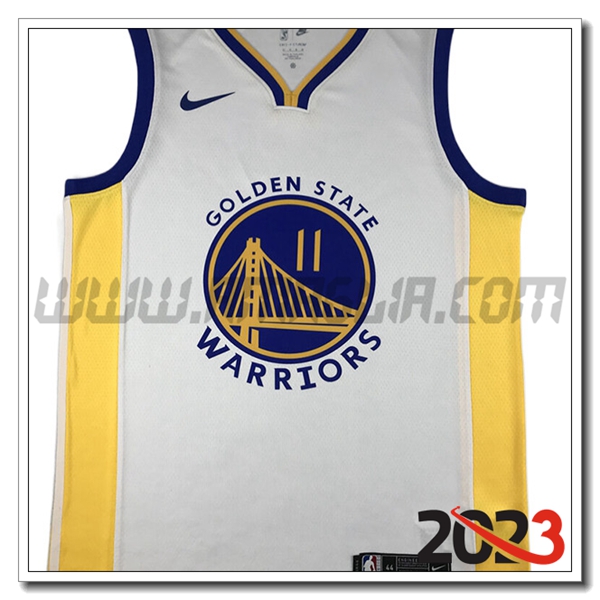 Maglia Golden State Warriors (THOMPSON #11) 2023/24 Bianco