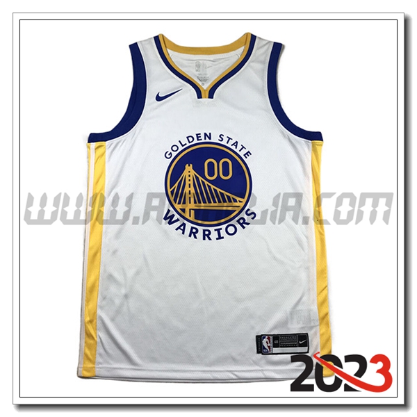 Maglia Golden State Warriors (KUMINGA #00) 2023/24 Bianco