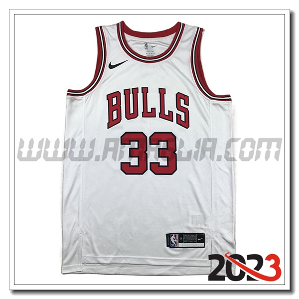 Maglia Chicago Bulls (PIPPEN #33) 2023/24 Bianco -04