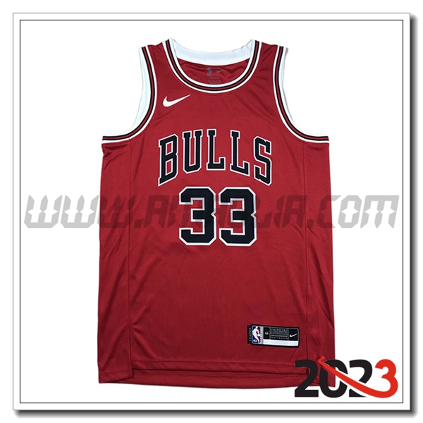 Maglia Chicago Bulls (PIPPEN #33) 2023/24 Rosso -02
