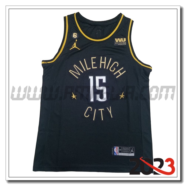 Maglia Denver Nuggets (JOKIC #15) 2023/24 Nero -05
