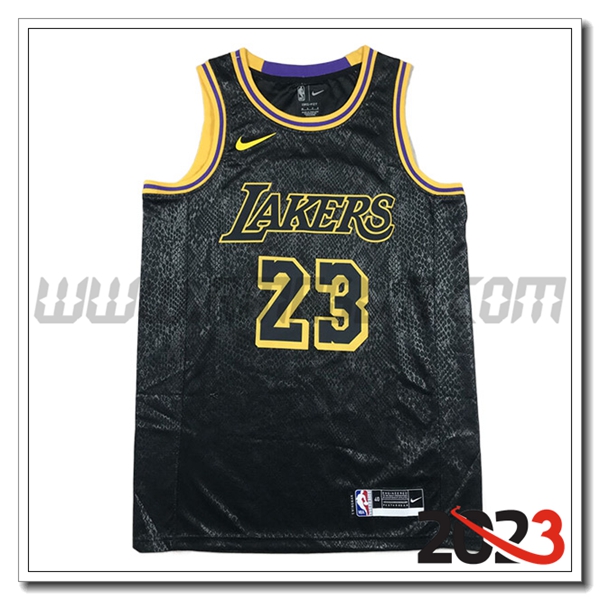 Maglia San Antonio Spurs (JAMES #23) 2023/24 Nero