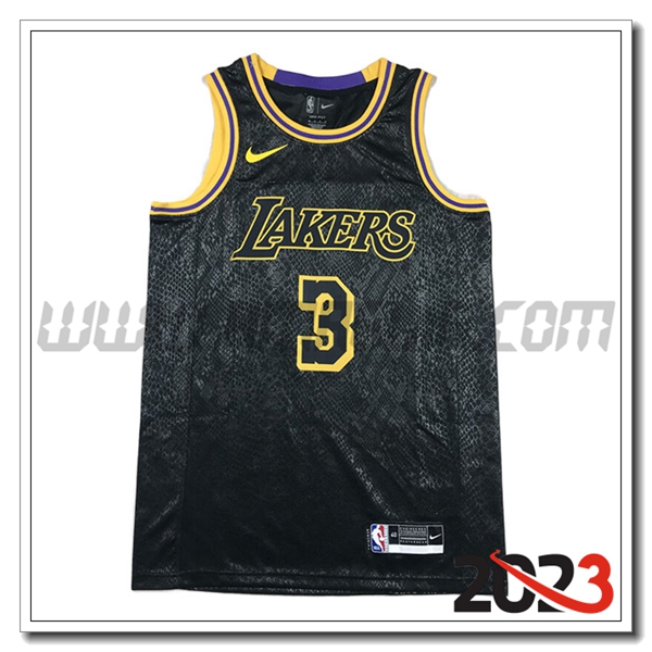 Maglia Los Angeles Lakers (DAVIS #3) 2023/24 Nero