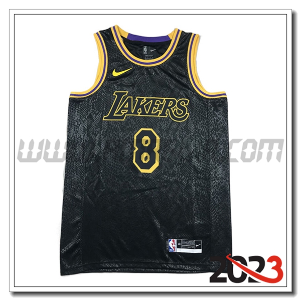 Maglia Los Angeles Lakers (BRYANT #8) 2023/24 Nero -02