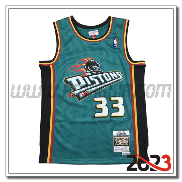 Maglia Detroit Pistons (HILL #33) 2023/24 Verde