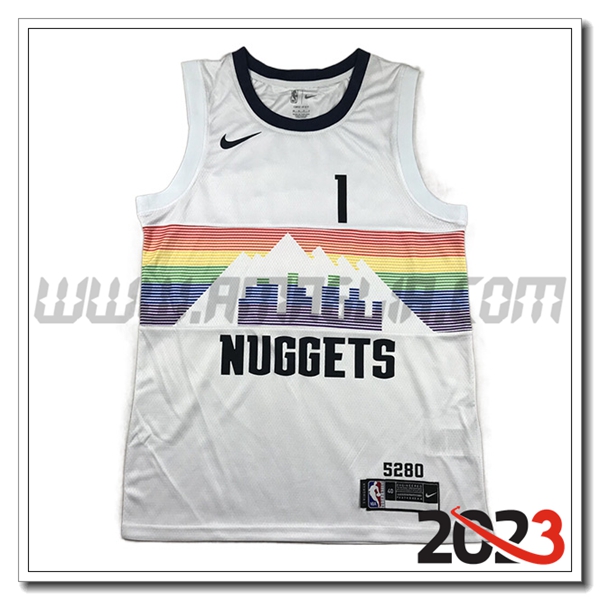 Maglia Denver Nuggets (PORTER JR. #1) 2023/24 Bianco -02