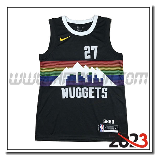 Maglia Denver Nuggets (MURRAY #27) 2023/24 Nero -04