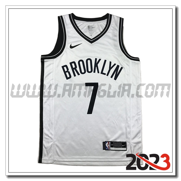 Maglia Brooklyn Nets (DURANT #7) 2023/24 Bianco