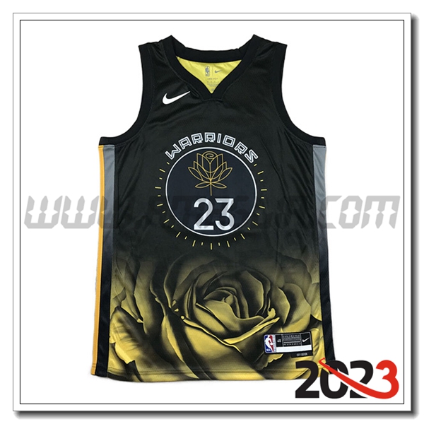 Maglia Golden State Warriors (GREEN #23) 2023/24 Nero