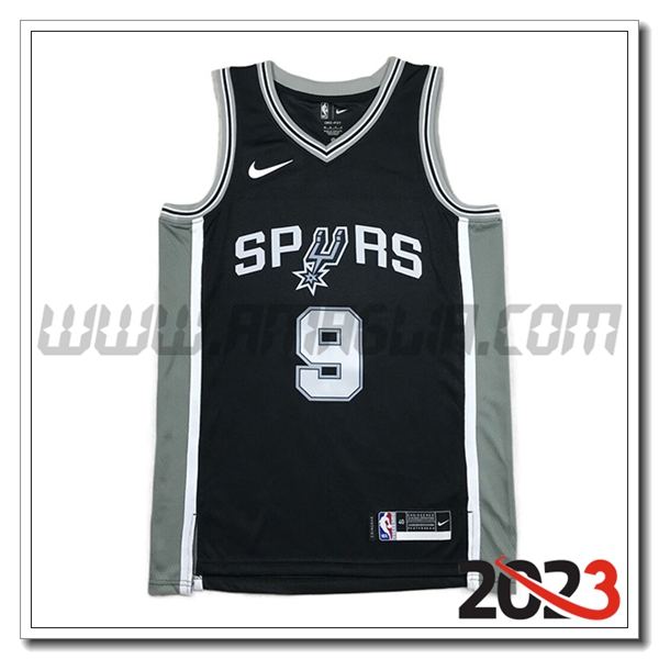 Maglia San Antonio Spurs (PARKER #9) 2023/24 Nero