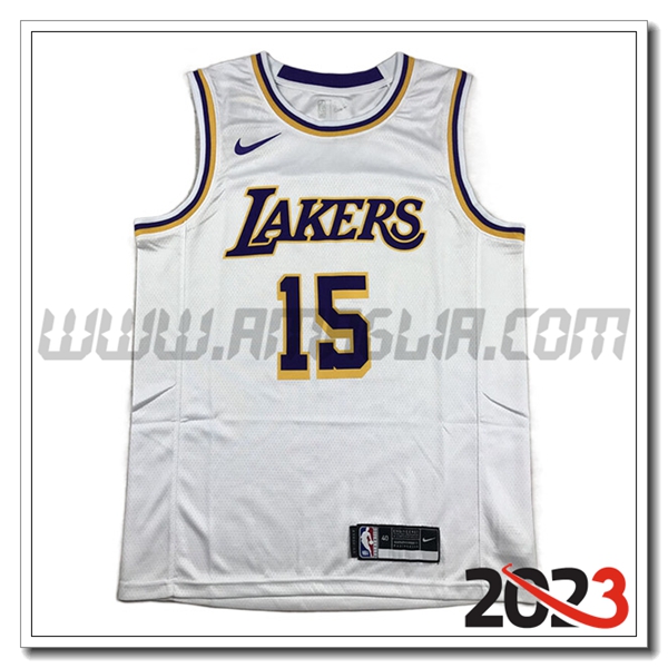 Maglia Los Angeles Lakers (REAVES #15) 2023/24 Bianco -02
