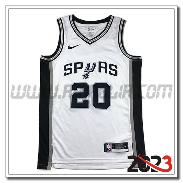 Maglia San Antonio Spurs (GINOBILI #50) 2023/24 Bianco