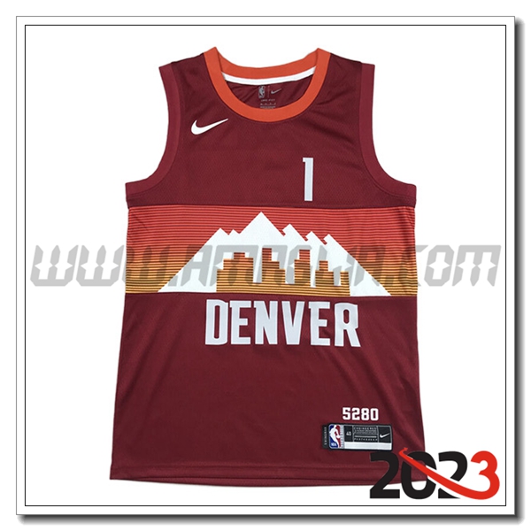 Maglia Denver Nuggets (PORTER JR. #1) 2023/24 Rosso