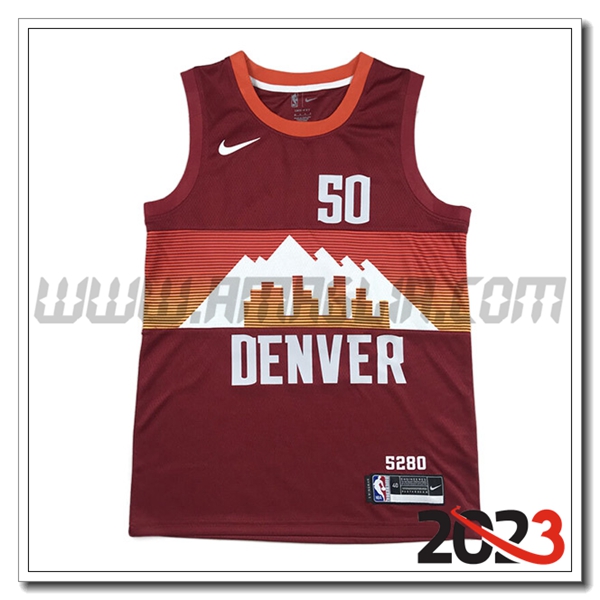 Maglia Denver Nuggets (GOROON #50) 2023/24 Rosso