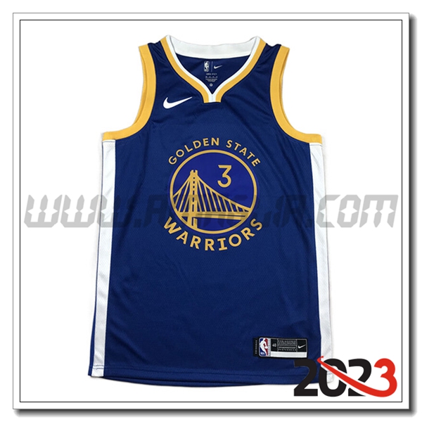 Maglia Golden State Warriors (PAUL #3) 2023/24 Blu