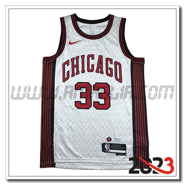 Maglia Chicago Bulls (PIPPEN #33) 2023/24 Bianco -02