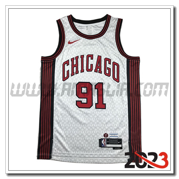 Maglia Chicago Bulls (ROOMAN #91) 2023/24 Bianco