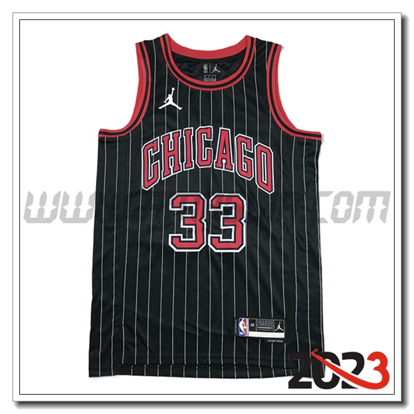 Maglia Chicago Bulls (PIPPEN #33) 2023/24 Nero -02