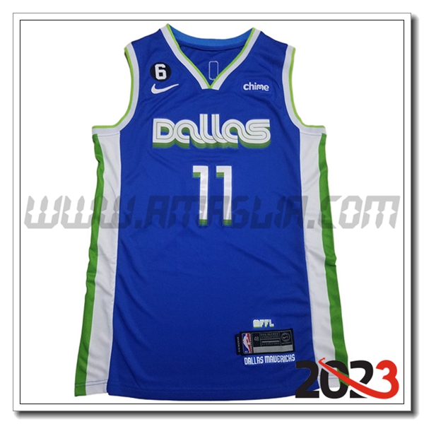 Maglia Dallas Mavericks (IRVING #11) 2023/24 Blu