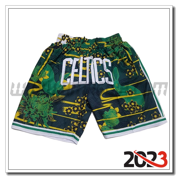 Pantaloncini NBA Boston Celtics 2023/24 Verde