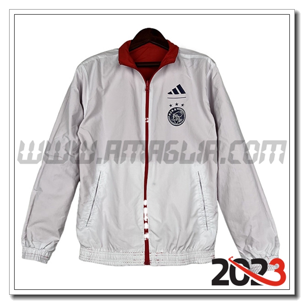 Giacca A Vento Ajax Bianco 2023 2024
