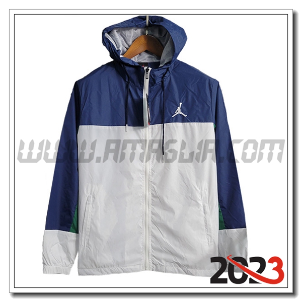 Giacca A Vento Jordan Bianco/Blu 2023 2024 -02