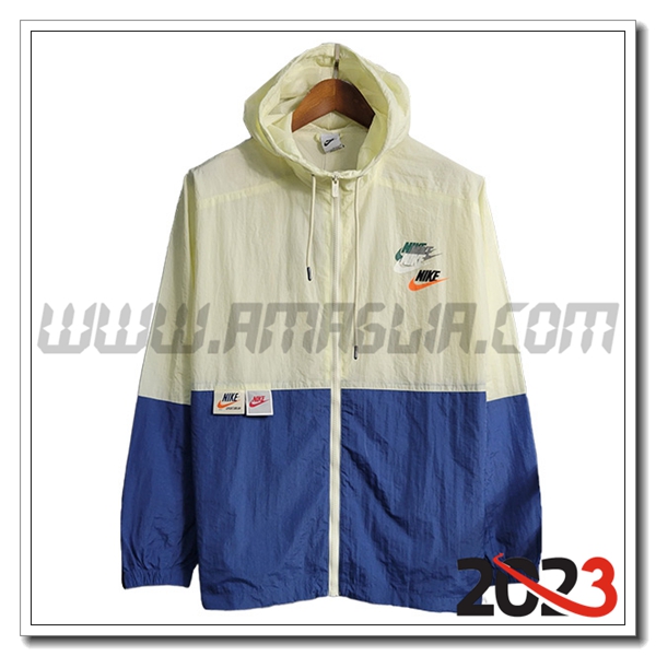 Giacca A Vento Nike Bianco/Blu 2023 2024