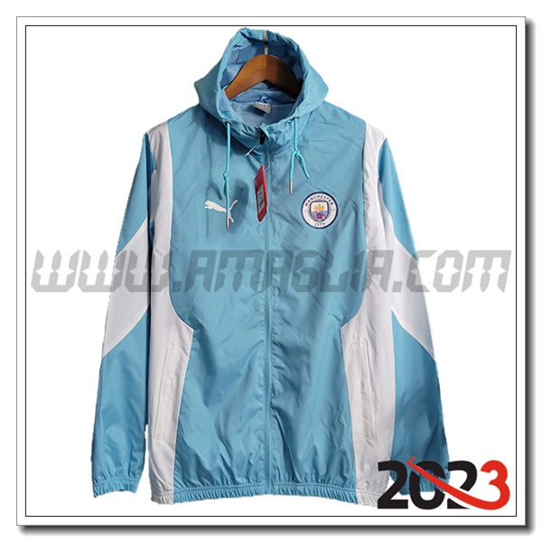 Giacca A Vento Manchester City Azzurro 2023 2024 -03