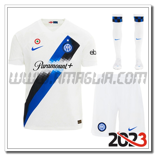 Kit Maglia Inter Milan Seconda (Pantaloncini + Calzini) 2023 2024