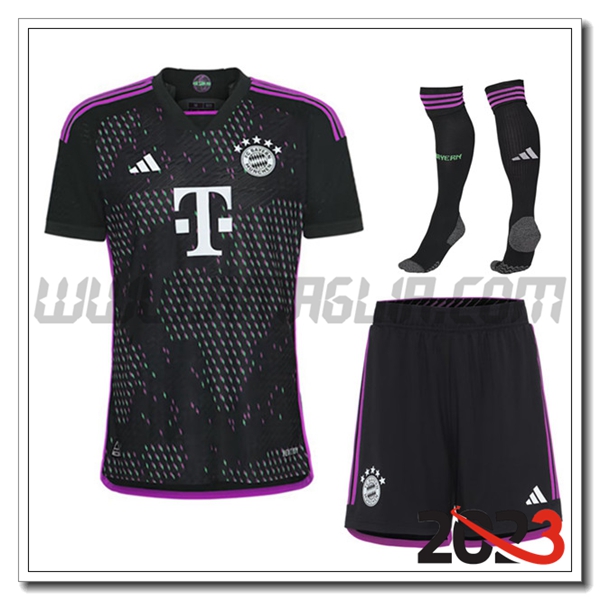 Kit Maglia Bayern Monaco Seconda (Pantaloncini + Calzini) 2023 2024