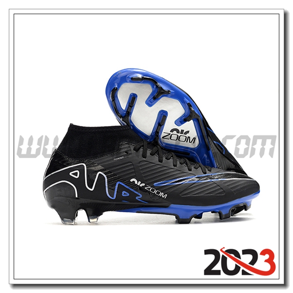 Nike Scarpe Da Calcio Air Zoom Mercurial Superfly IX Elite FG Nero -04