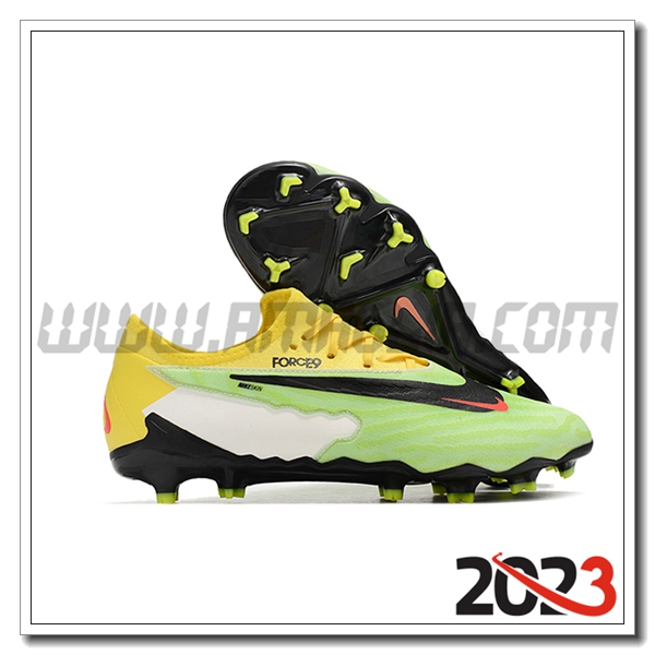 Nike Scarpe Da Calcio Phantom GX Academy FG Verde/Giallo -02