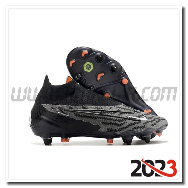 Nike Scarpe Da Calcio Phantom- GX Elite DF Link SG Anti Clog Nero/Grigio