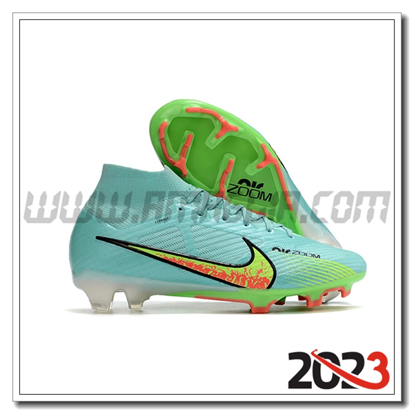 Nike Scarpe Da Calcio Air Zoom Mercurial Superfly IX Elite FG Verde -03