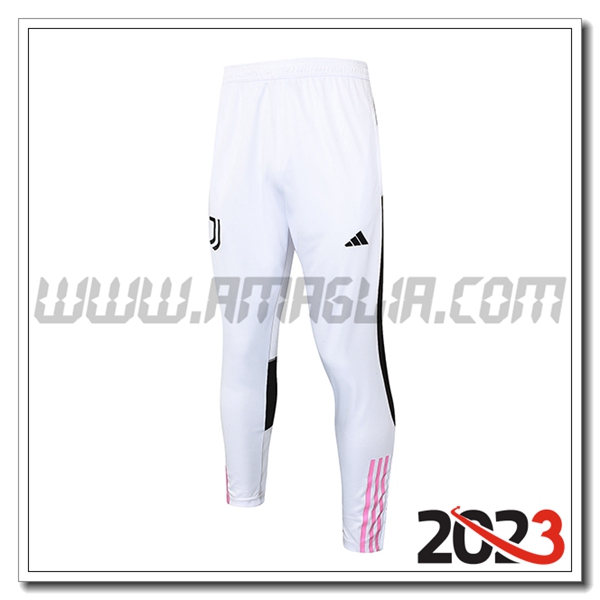 Pantaloni Da Allenamento Juventus Bianco 2023 2024 -02