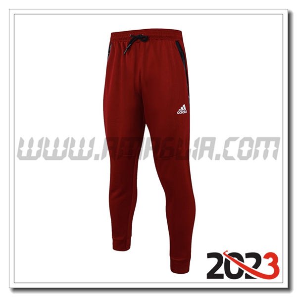 Pantaloni Da Allenamento Adidas Rosso 2023 2024