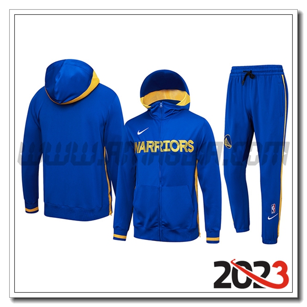 Tuta Allenamento Golden State Warriors Blu 2023 2024