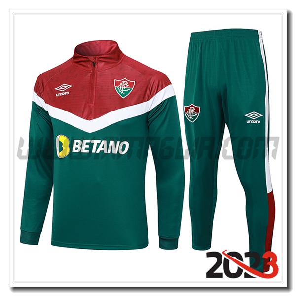Tuta Allenamento Fluminense Verde/Rosso 2023 2024