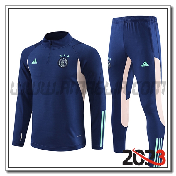 Tuta Allenamento Ajax blu marina 2023 2024