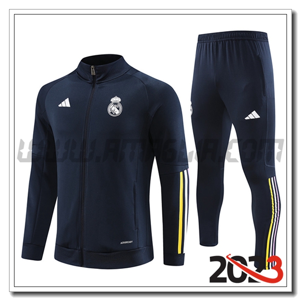 Tuta Allenamento Giacca Real Madrid blu marina 2023 2024