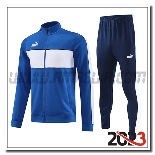 Tuta Allenamento Giacca PUMA Blu 2023 2024