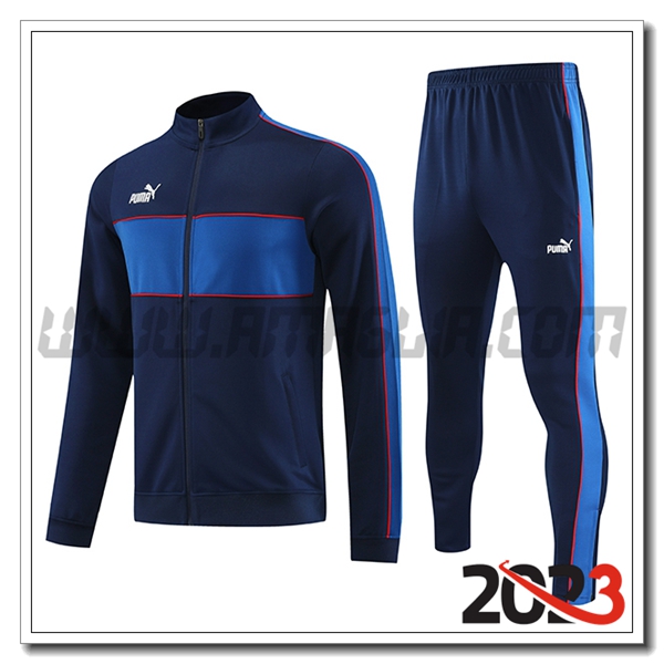 Tuta Allenamento Giacca PUMA blu marina 2023 2024