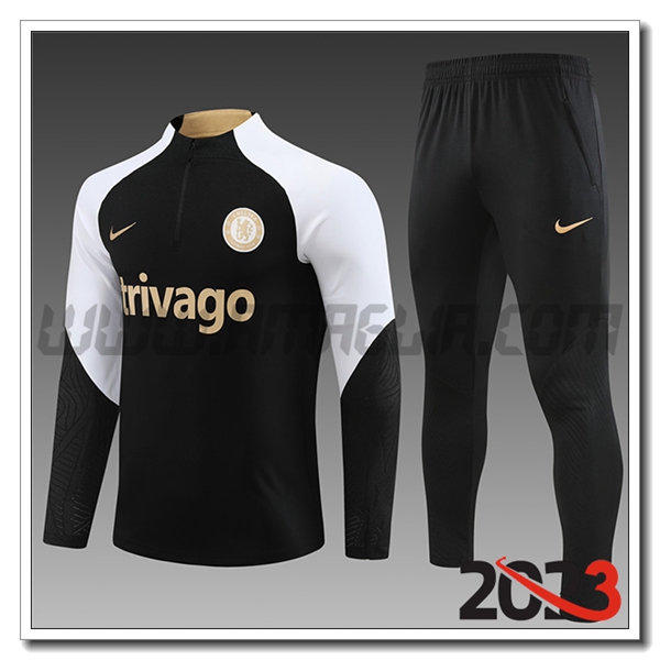 Tuta Allenamento FC Chelsea Bambino Bianco 2023 2024