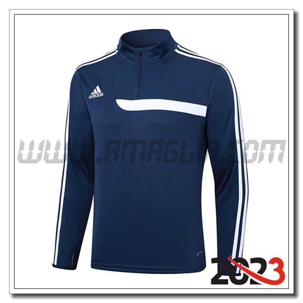 Felpa Allenamento Adidas blu marina 2023 2024 -02