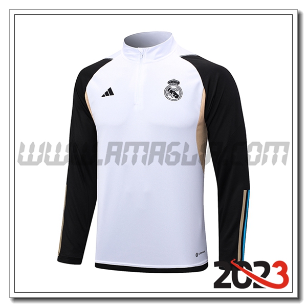 Felpa Allenamento Real Madrid Bianco 2023 2024 -02