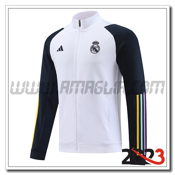 Giacca Calcio Real Madrid Bianco 2023 2024 -02